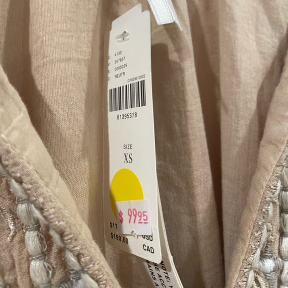 ☀️NWT Anthropologie Embroidered Dress - Picture 5 of 7